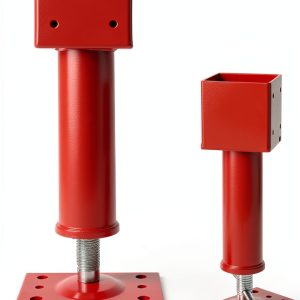 4x4 Screw Jacks NAXVIO Floor Jack 2 Pack Red 14.5‑18.5″ Height 24000lb-0