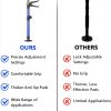 Metal Cabinet Jacks Irosiy 2PK Adjustable Poles 19‑45in 88lb-4