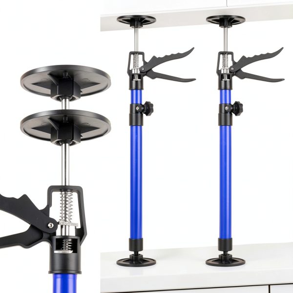 Metal Cabinet Jacks Irosiy 2PK Adjustable Poles 19‑45in 88lb-0